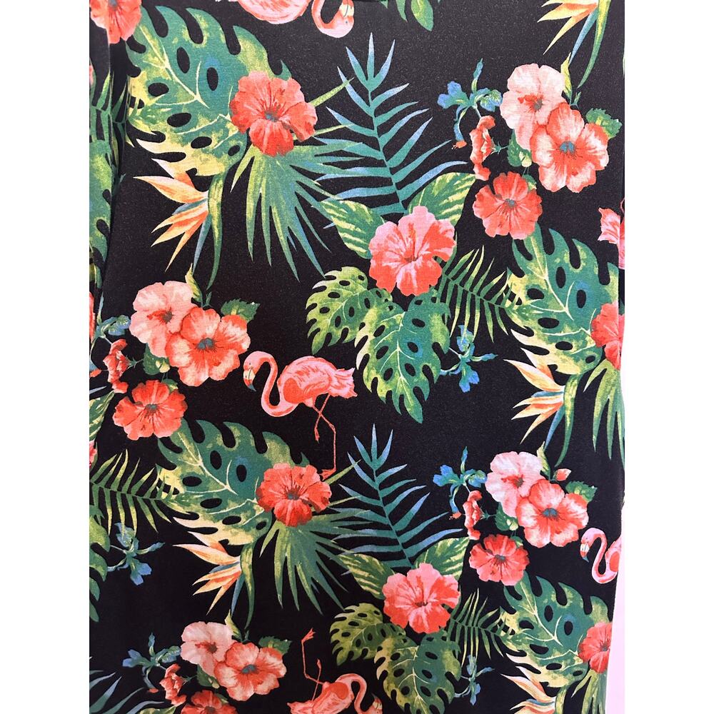 Cherish Tropical Flamingo Maxi Dress with Pockets | Small/Medium - Picture 6 of 8